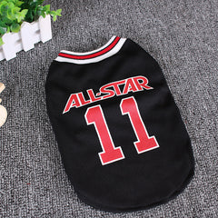 World Cup Soccer Dog Vest - Breathable Cotton Summer T-Shirt for Dogs