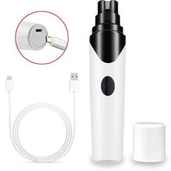 Ourpettly Quiet Electric Pet Nail Grinder & Clipper - Low Noise USB Rechargeable for Dogs, Cats, Small Animals