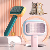Pet Grooming Brush for Cats & Dogs - Detangling & Massage Comb for All Hair Types