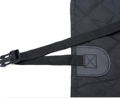 Dog Car Seat Cover Hammock with View Mesh Windows - 100% Waterproof Pet Back Seat Protector Mat for Travel, Includes Zipper & Storage Pocket
