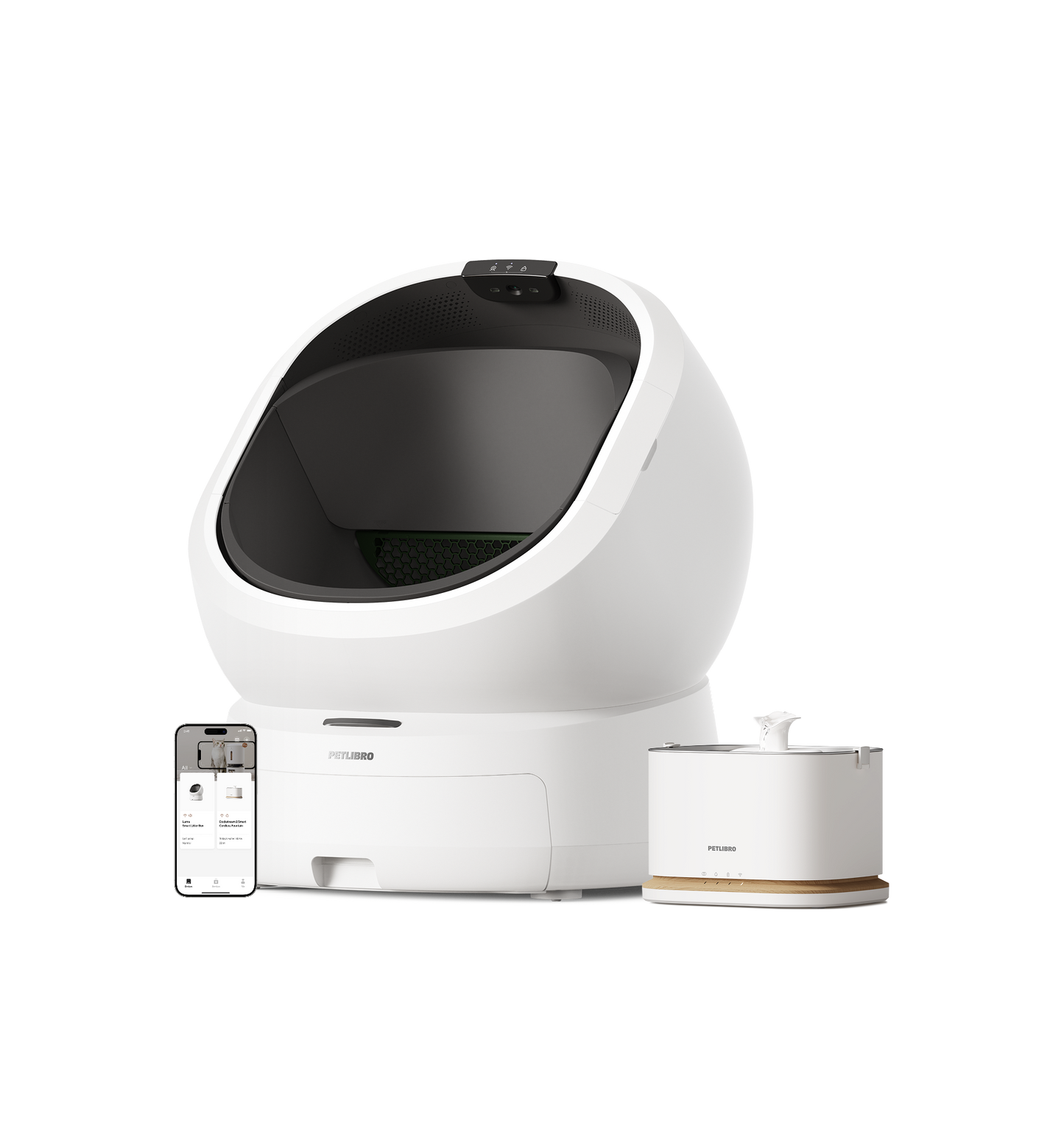 Luma Smart Litter Box & Dockstream 2 Smart Fountain