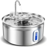 3.2L Cat Water Fountain Circulating Fountain with Triple Filtration System Cat Dog Water Fountain Multiple Pet Drinking Bowls