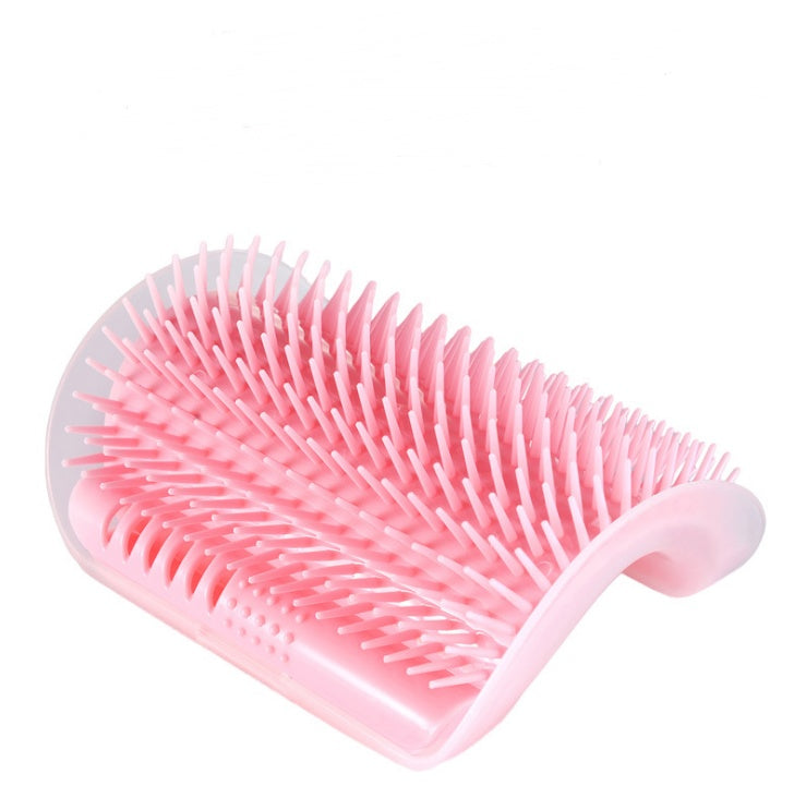 Cat Self Grooming Brush - Wall Mounted Massage & Deshedding Tool for Cats