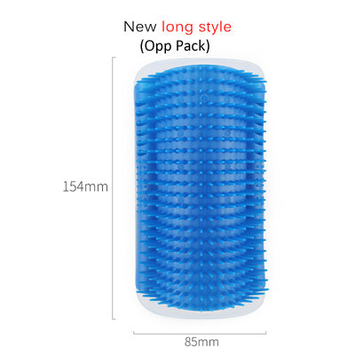 Cat Self Grooming Brush - Wall Mounted Massage & Deshedding Tool for Cats