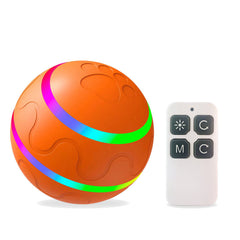 Automatic Self-Rotating Cat Toy Ball - Interactive USB Charging Pet Toy with Remote Control