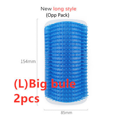 Cat Self Grooming Brush - Wall Mounted Massage & Deshedding Tool for Cats