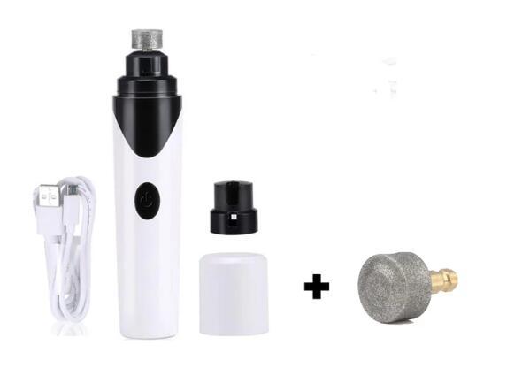Ourpettly Quiet Electric Pet Nail Grinder & Clipper - Low Noise USB Rechargeable for Dogs, Cats, Small Animals