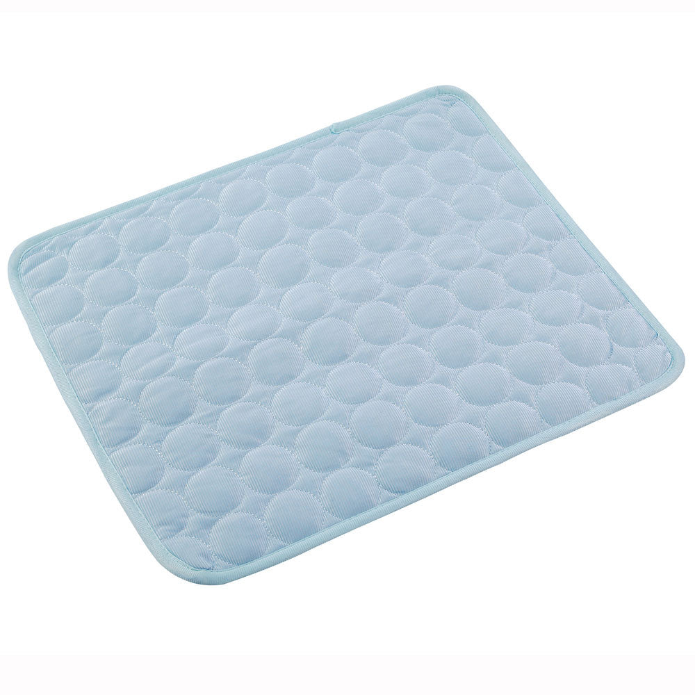 Self-Cooling Ice Silk Pet Pad - Instant Cooling Bed Mat for Dogs & Cats in Summer, No Water Needed (Multiple Sizes)