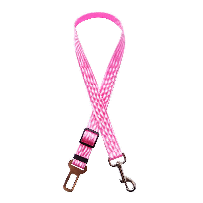 Adjustable Dog Car Seat Belt & Safety Harness - Retractable Vehicle Pet Restraint for Cats and Small Dogs