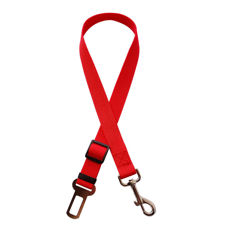 Adjustable Dog Car Seat Belt & Safety Harness - Retractable Vehicle Pet Restraint for Cats and Small Dogs