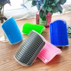 Cat Self Grooming Brush - Wall Mounted Massage & Deshedding Tool for Cats