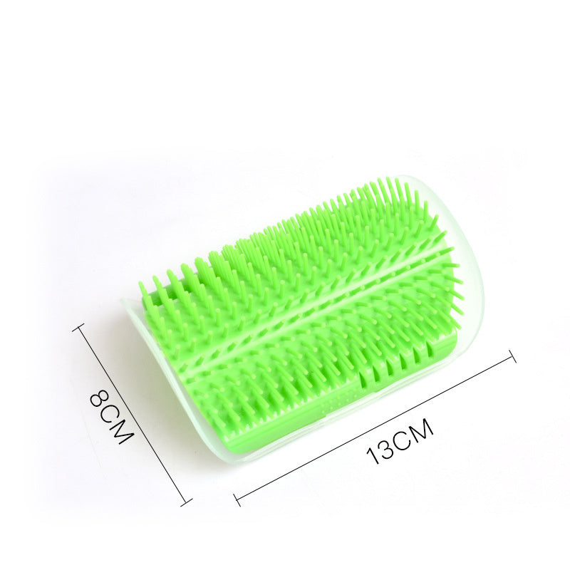 Cat Self Grooming Brush - Wall Mounted Massage & Deshedding Tool for Cats