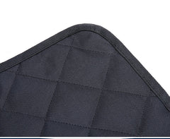 Dog Car Seat Cover Hammock with View Mesh Windows - 100% Waterproof Pet Back Seat Protector Mat for Travel, Includes Zipper & Storage Pocket