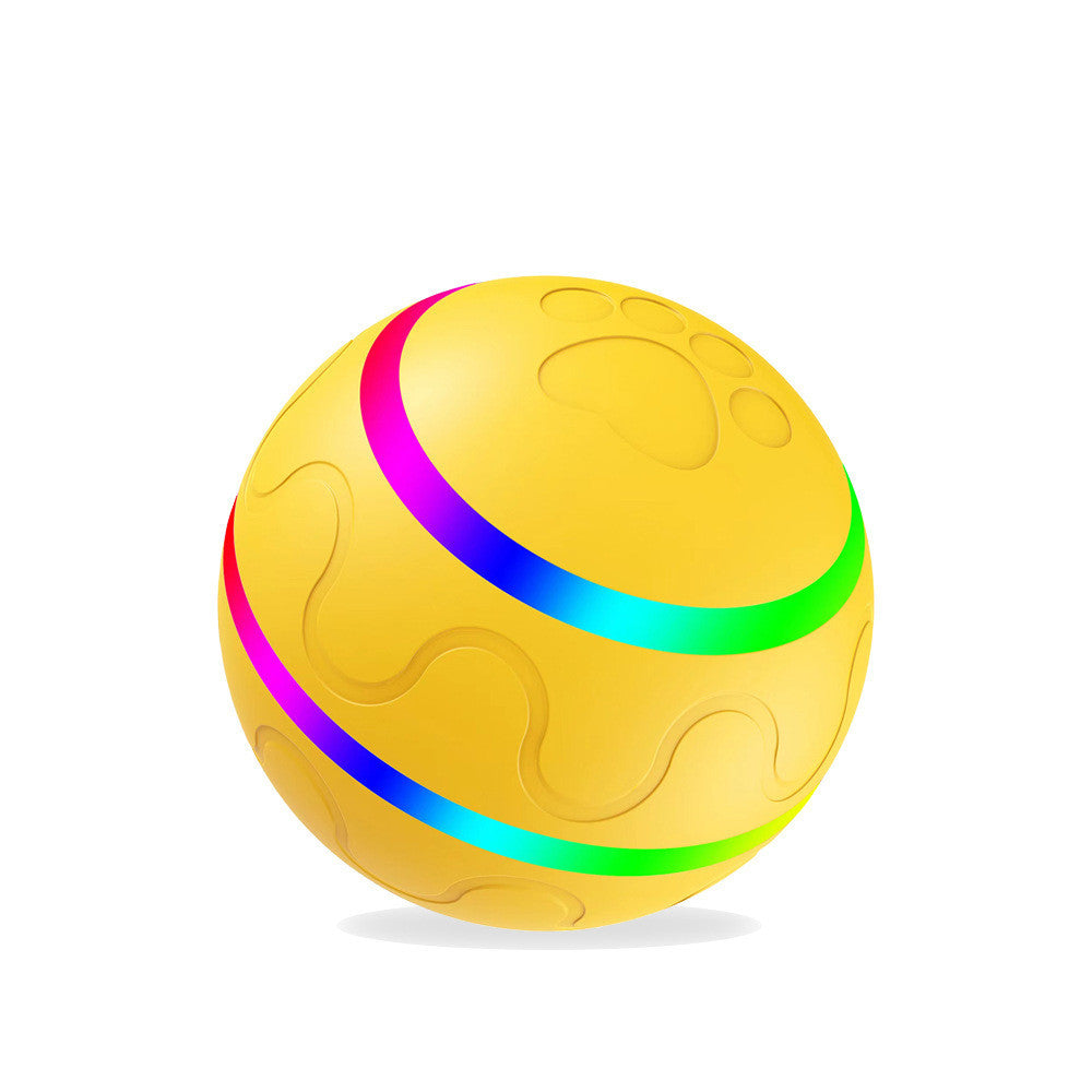 Automatic Self-Rotating Cat Toy Ball - Interactive USB Charging Pet Toy with Remote Control