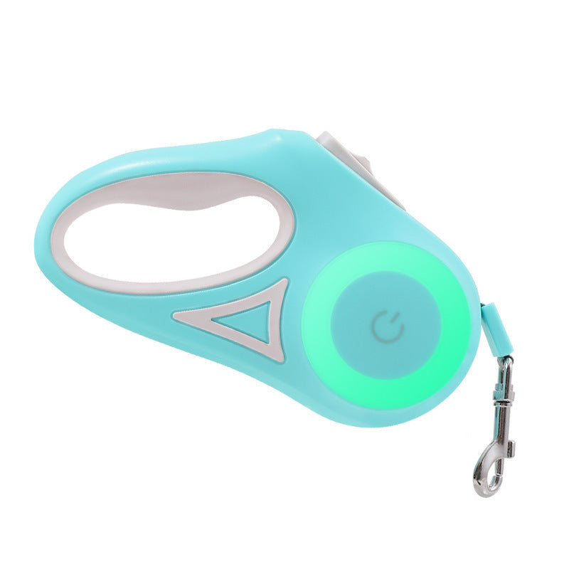 Automatic Retractable Dog Leash with LED Light & Collar Set for Small to Medium Dogs