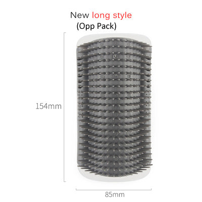 Cat Self Grooming Brush - Wall Mounted Massage & Deshedding Tool for Cats