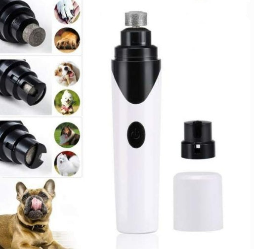 Ourpettly Quiet Electric Pet Nail Grinder & Clipper - Low Noise USB Rechargeable for Dogs, Cats, Small Animals