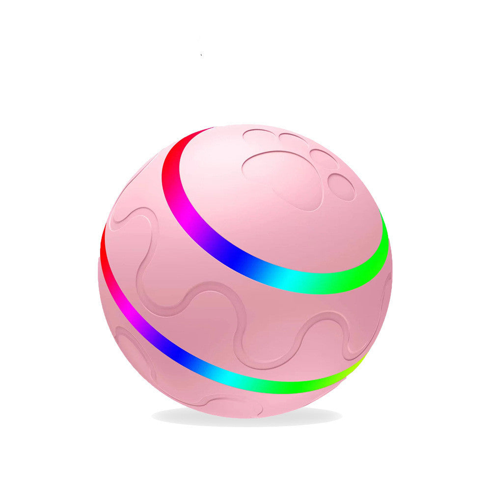Automatic Self-Rotating Cat Toy Ball - Interactive USB Charging Pet Toy with Remote Control