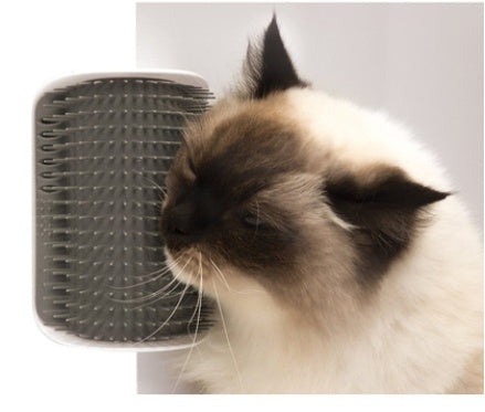 Cat Self Grooming Brush - Wall Mounted Massage & Deshedding Tool for Cats