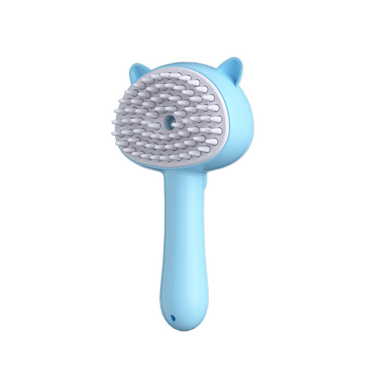 Rechargeable Steam Pet Grooming Brush - Self-Cleaning Deshedding & Massage Brush for Dogs and Cats