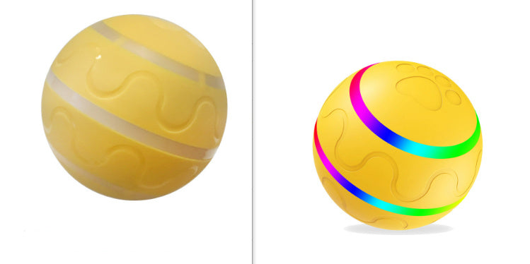Automatic Self-Rotating Cat Toy Ball - Interactive USB Charging Pet Toy with Remote Control