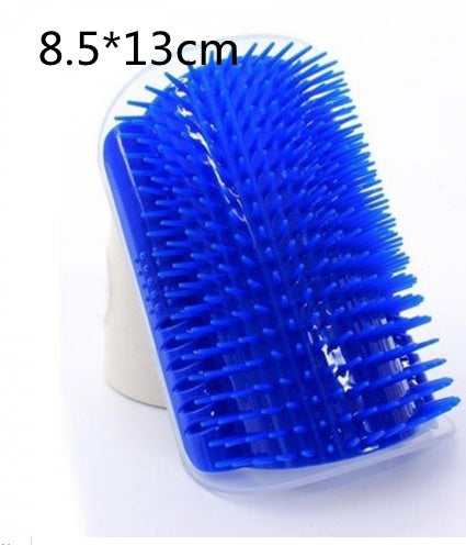 Cat Self Grooming Brush - Wall Mounted Massage & Deshedding Tool for Cats