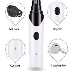 Ourpettly Quiet Electric Pet Nail Grinder & Clipper - Low Noise USB Rechargeable for Dogs, Cats, Small Animals