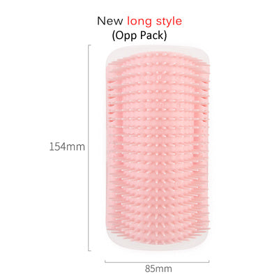 Cat Self Grooming Brush - Wall Mounted Massage & Deshedding Tool for Cats