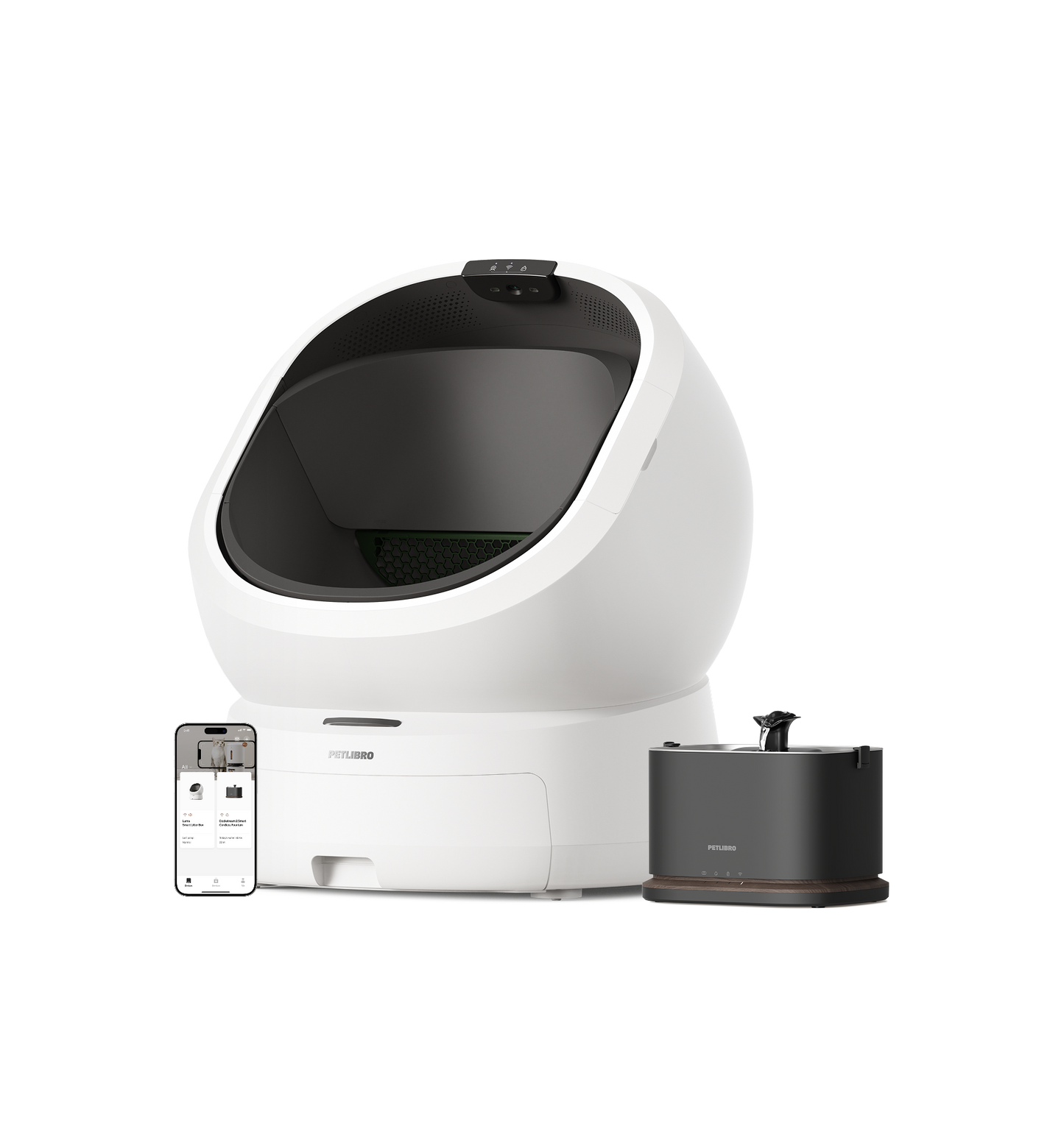 Luma Smart Litter Box & Dockstream 2 Smart Fountain