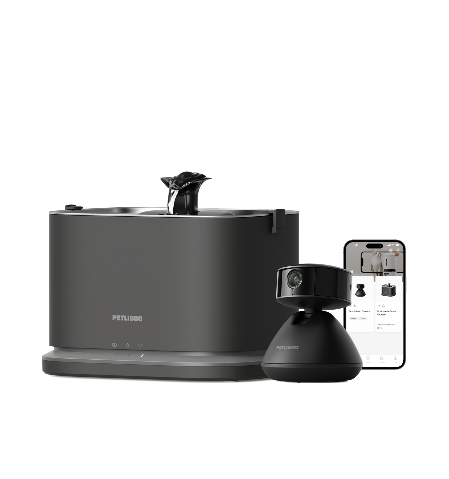 Scout Smart Camera & Dockstream 2 Smart Fountain