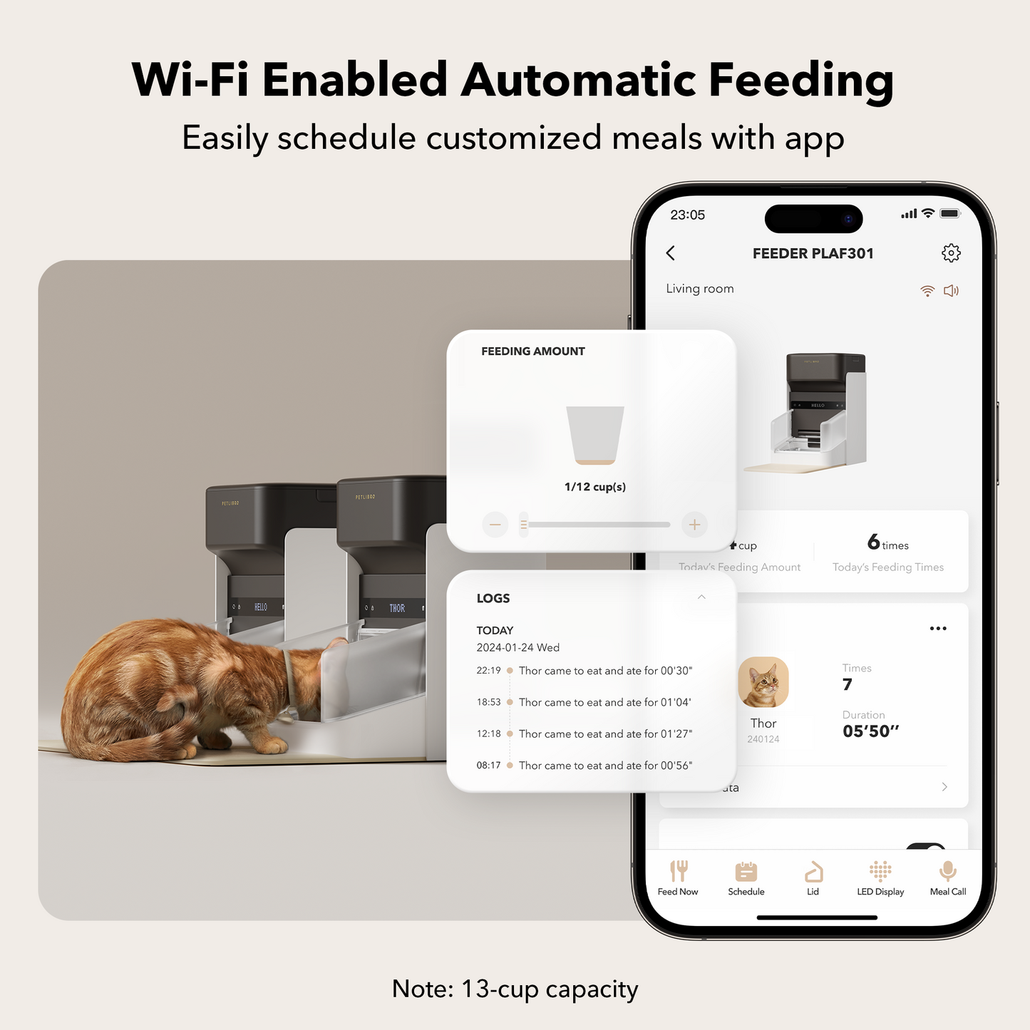 One RFID Smart Feeder & Petlibro Tote Bag