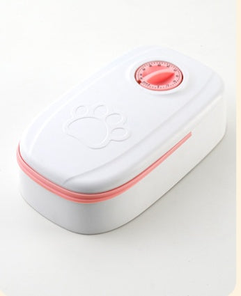 Ourpetlly Automatic Pet Feeder with Timer - Smart Food Dispenser for Cats and Dogs, 4-Meal Programmable, Stainless Steel Bowl