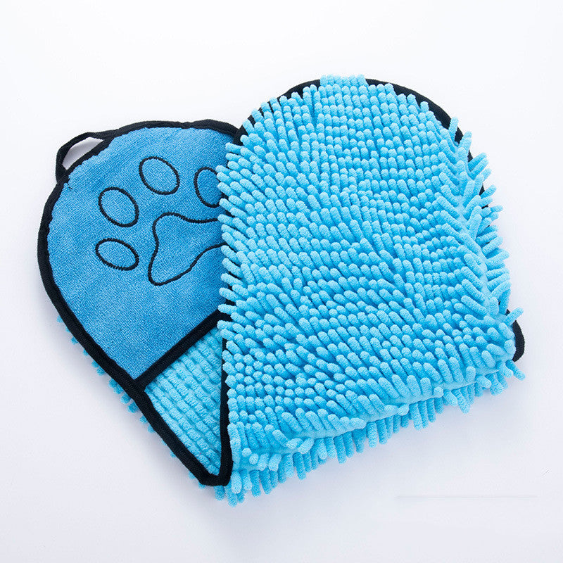 Ourpetlly Super Absorbent Microfiber Pet Drying Towel for Dogs and Cats - Quick Dry, Soft Chenille (Multiple Colors)