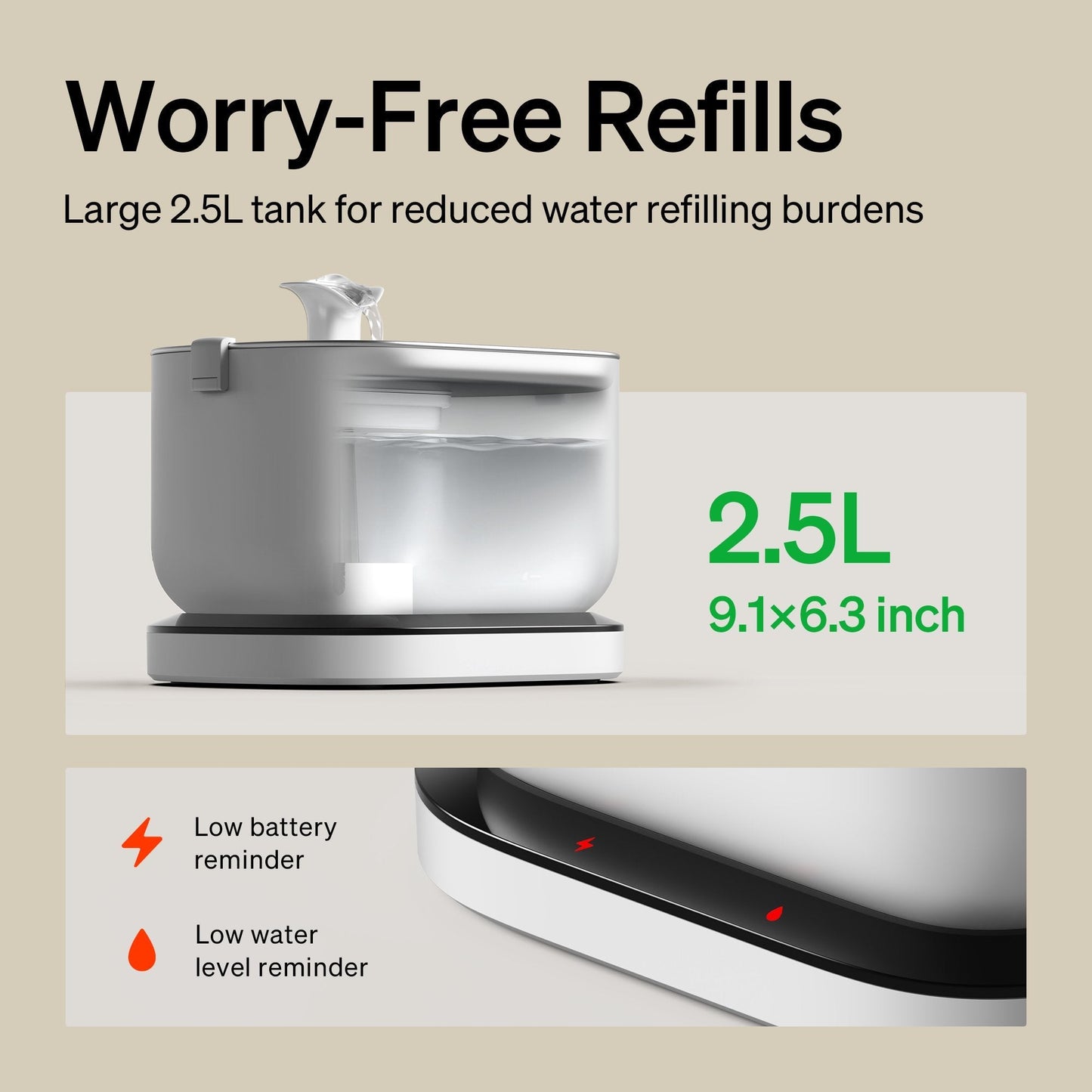 Dockstream Cordless Fountain for pet