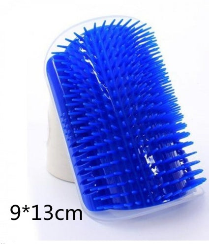 Cat Self Grooming Brush - Wall Mounted Massage & Deshedding Tool for Cats