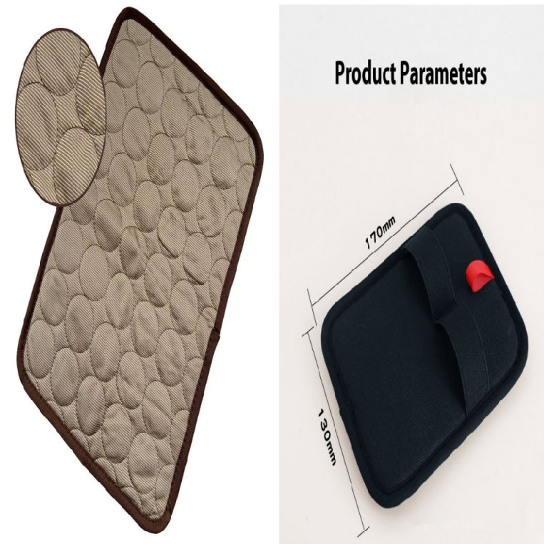 Self-Cooling Ice Silk Pet Pad - Instant Cooling Bed Mat for Dogs & Cats in Summer, No Water Needed (Multiple Sizes)