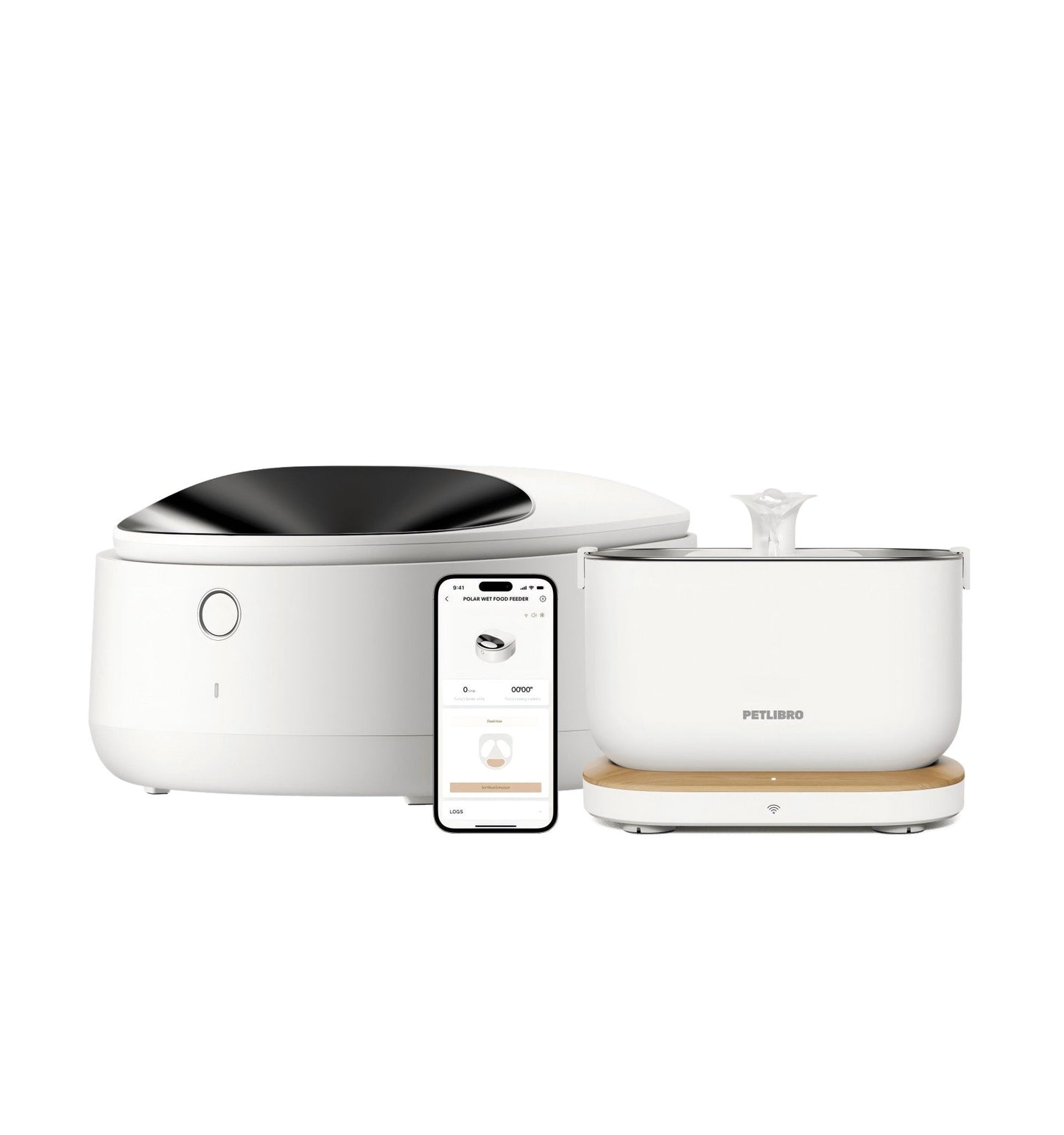 Polar Wet Food Feeder & Fountain Bundle